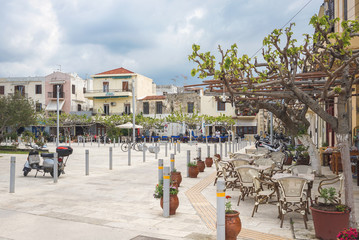 Marktplatz Rethymno auf Kreta in Griechenland