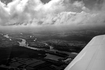 Fototapeta na wymiar loire river close to Angers