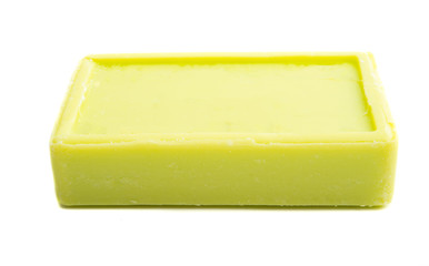 french square soap isolated