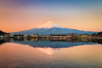 Mount Fuji at Kawaguchiko lake, Japan