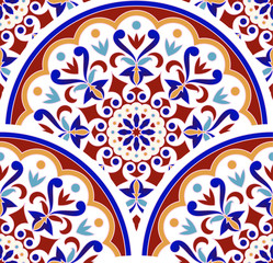 vintage tile pattern Turkish style