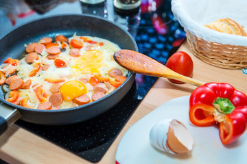 Spiegeleier Frühstück