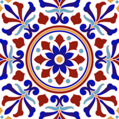 vintage tile pattern Turkish style