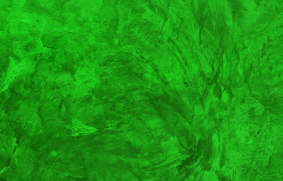 art texture background. hand painted canvas in oil green paint
