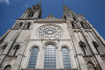 Fototapeta na wymiar Chartres cathedral