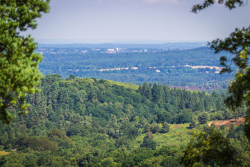panoramic view of surrey in the uk