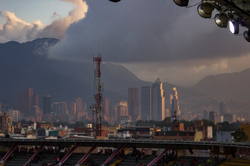 Dia nublado en Bogota