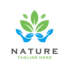 Fototapeta premium leaf logo design