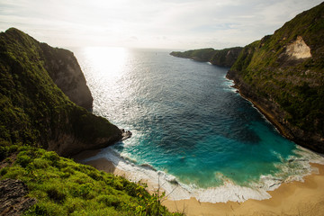 Manta Bay  on Nusa Penida Island, Indonesia