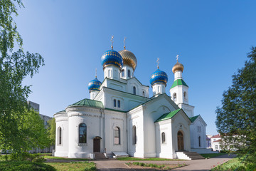 Fototapeta na wymiar A HOLY NIKOLSKY GATHER. The Republic of Belarus, Bobruisk city.