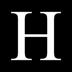 Eta greek letter icon