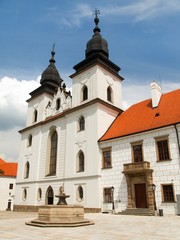 Fototapeta na wymiar Basilica St Procopius in Trebic monastery Czech Republic