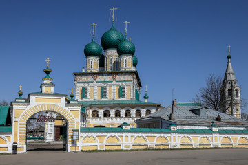 Resurrection Cathedral. Russia, Yaroslavl region, Tutaev city, Sobornaya street, may 1, 2019