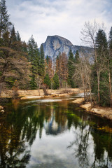 Half Dome and the Merced River