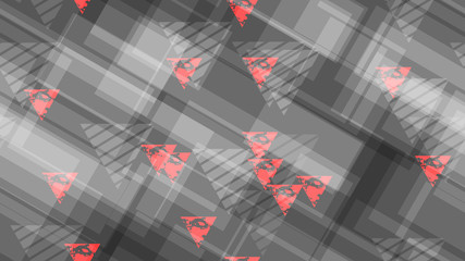 Grunge Geometric Seamless Pattern. Triangles, Points, Lines of Different Shades. Element of the Modern Background, Packaging, Textiles, Wallpaper. Sporty Fashion Pattern.