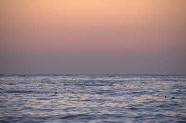 Fototapeta na wymiar Calm sunrise sea.