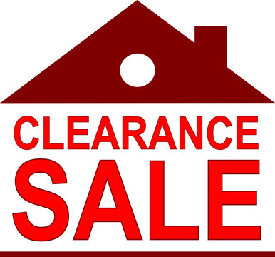 Clearance Sale As Small Dark Red House