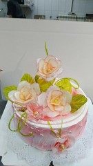 rose, flower, wedding, bouquet, white, pink