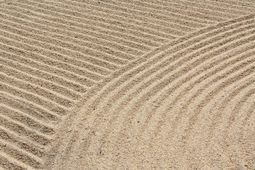 Sand with design and texture