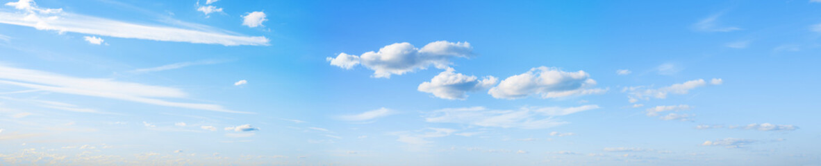 Fototapeta na wymiar Sky clouds summer panorama