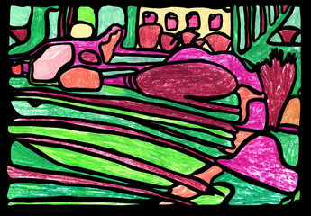 Colorful abstract background.