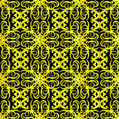 EPS 10. Damask seamless pattern