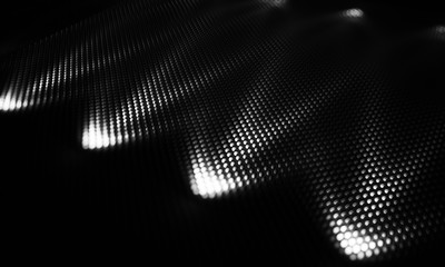 Spot photometric lights. Metal textured surface