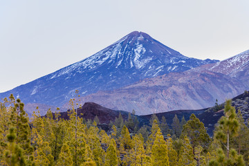 Pico del Teide is the highest peak in Spain. Tenerife, Canary Island.