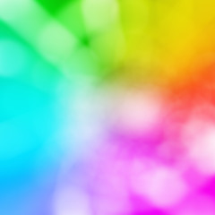 Rainbow colors blur