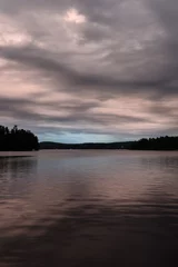 Foto op Canvas Dusk on Lake Cecebe in North Ontario between Magnetawan and Burks Falls © Reimar