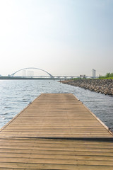 Obraz premium The Waal In Front Of Nijmegen