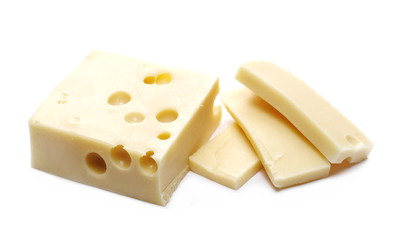 Cheese isolated on white background
