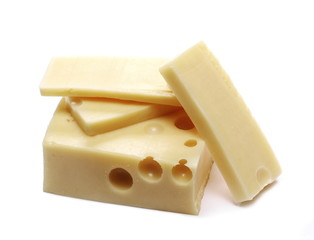  Cheese isolated on white background