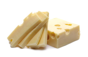  Cheese isolated on white background