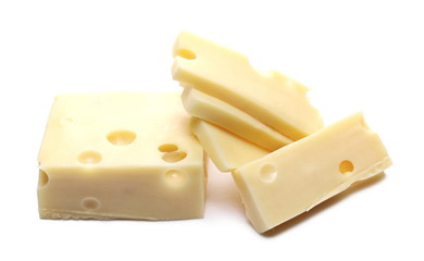  Cheese isolated on white background
