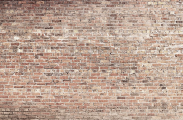 Old red brick wall background texture - 266204089
