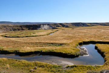 Yellow Stone National Park landscape 