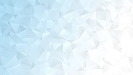 Light blue abstract polygonal background, vector illustration template