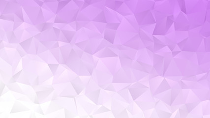 Obraz premium Purple and white modern low poly style background with triangle pattern, vector illustration template