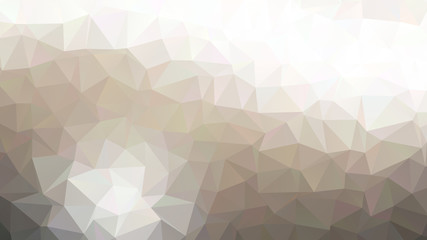 Brown and white mosaic background design in low poly style, vector illustration template