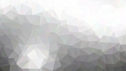 Obraz premium Black and white modern low poly style background with triangle pattern, vector illustration template