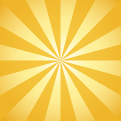 golden rays shining stars. flat vector illustration