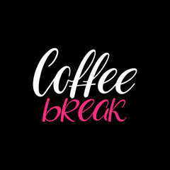 Coffee break calligraphy