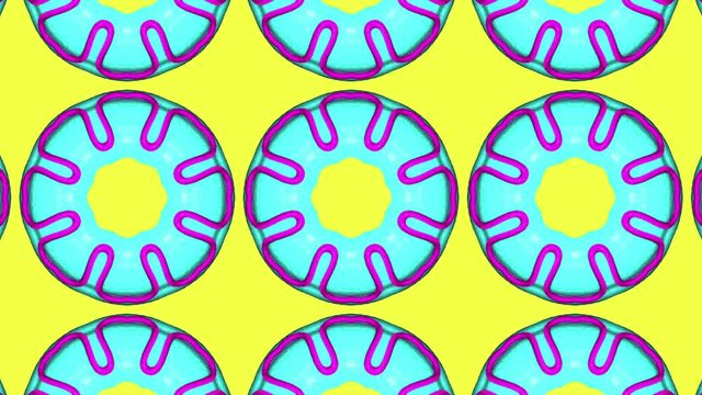 Abstract pastel colored kaleidoscope or mandala.