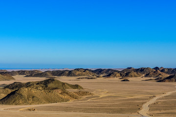 Mountains in Arabian desert not far from the Hurghada city, Egypt