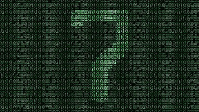 numbers code information counting digital