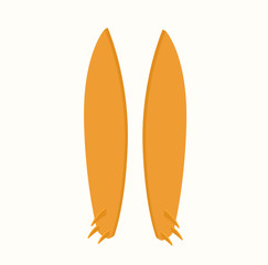 Travel or vacations design picture of  windsurfing board, surfboard, board for surfing en realistic and isometric style. Universal for web and mobile UI and application or web. Vector illustration.