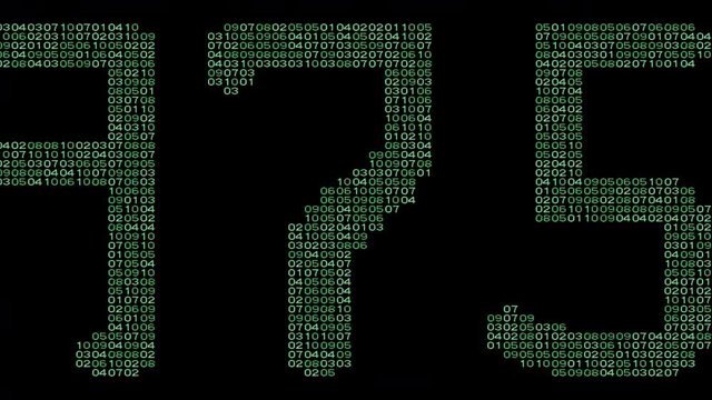 numbers code information counting digital