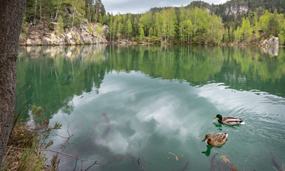 Jezioro Adrspaskie skalne miasto, Teplice nad Metuji
