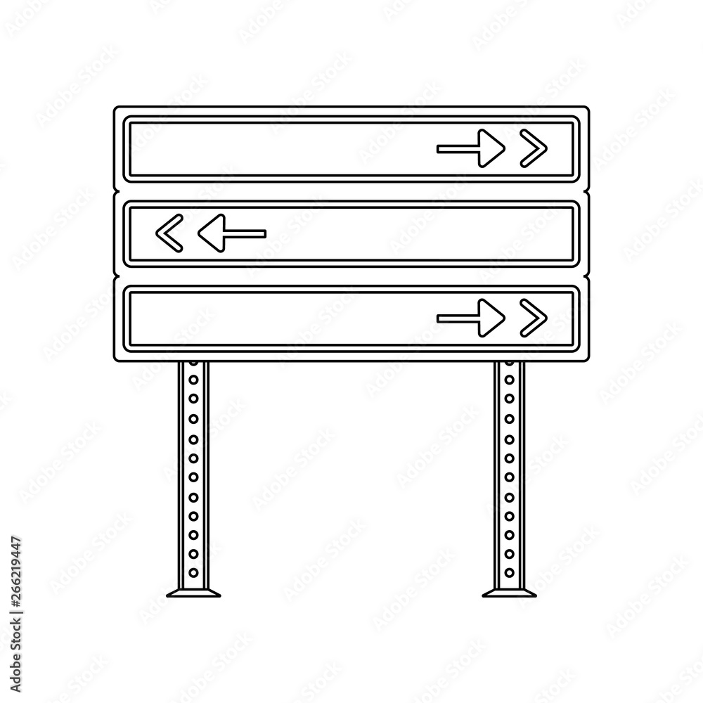 Poster information sign colored icon. element of road signs and junctions for mobile concept and web apps i